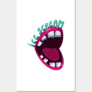 ICE SCREAM Posters and Art